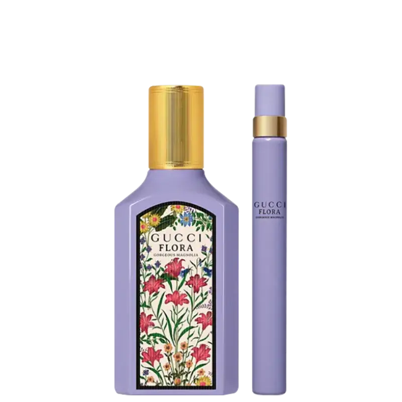 Kit Feminino Flora Gorgeous Magnólia Gucci Eau de Parfum 50ml + Travel Size 10ml - Imagem 2