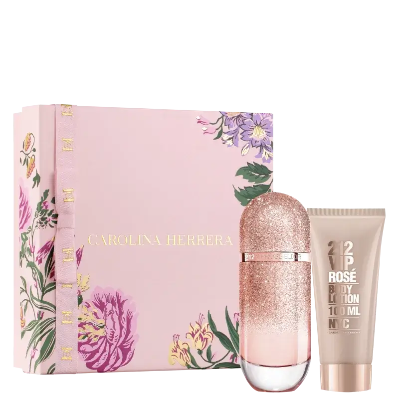 Kit Feminino 212 Vip Rosé Elixir Carolina Herrera Eau de Parfum 80ml