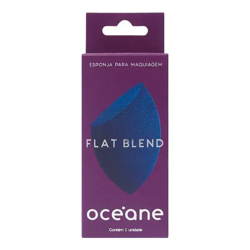 Esponja de Maquiagem Flat Blend Azul Océane - Imagem 2
