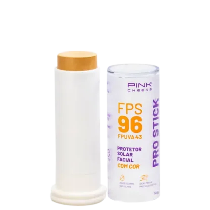 Protetor Solar em Bastão com Cor Pro Stick FPS96 Pink Cheeks 14g