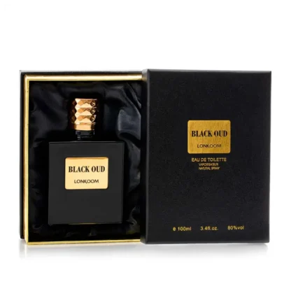 Perfume Masculino Black Oud For Men Lonkoom Eau de Toilette 100ml - Image 3