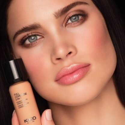 Base e Corretivo Full Coverage 2 in 1 Kiko Milano 25ml - Image 2