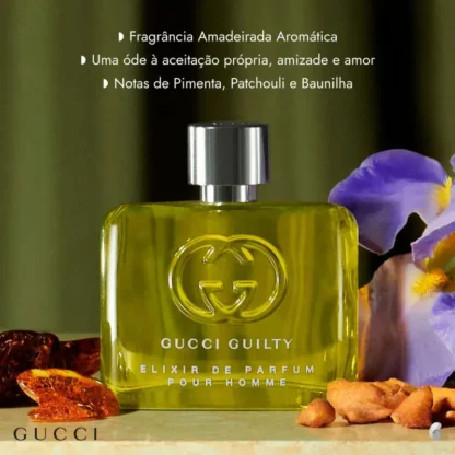 Perfume Masculino Guilty Pour Homme Elixir de Parfum Gucci 60ml - Image 3