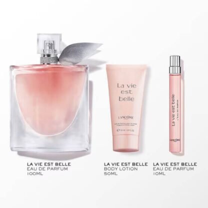 Kit Feminino La Vie Est Belle Lancôme Eau de Parfum 100ml + Loção Corpotal 50ml + Travel Size 10ml - Image 2