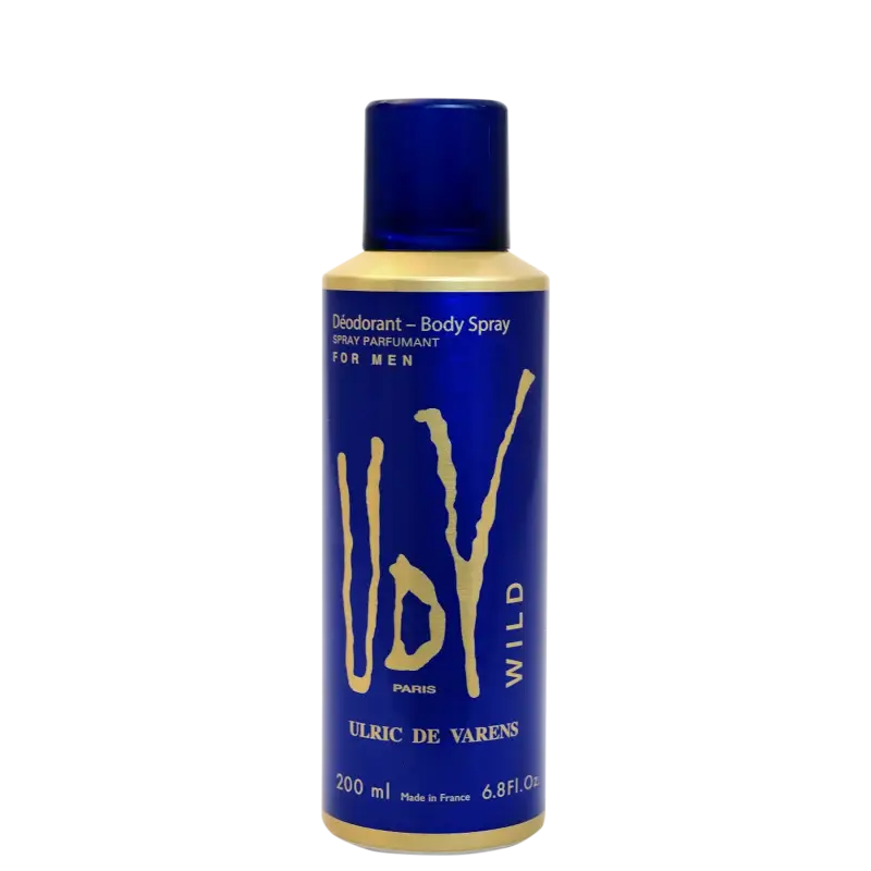 Body Spray Masculino Wild Ulric de Varens UDV 200ml