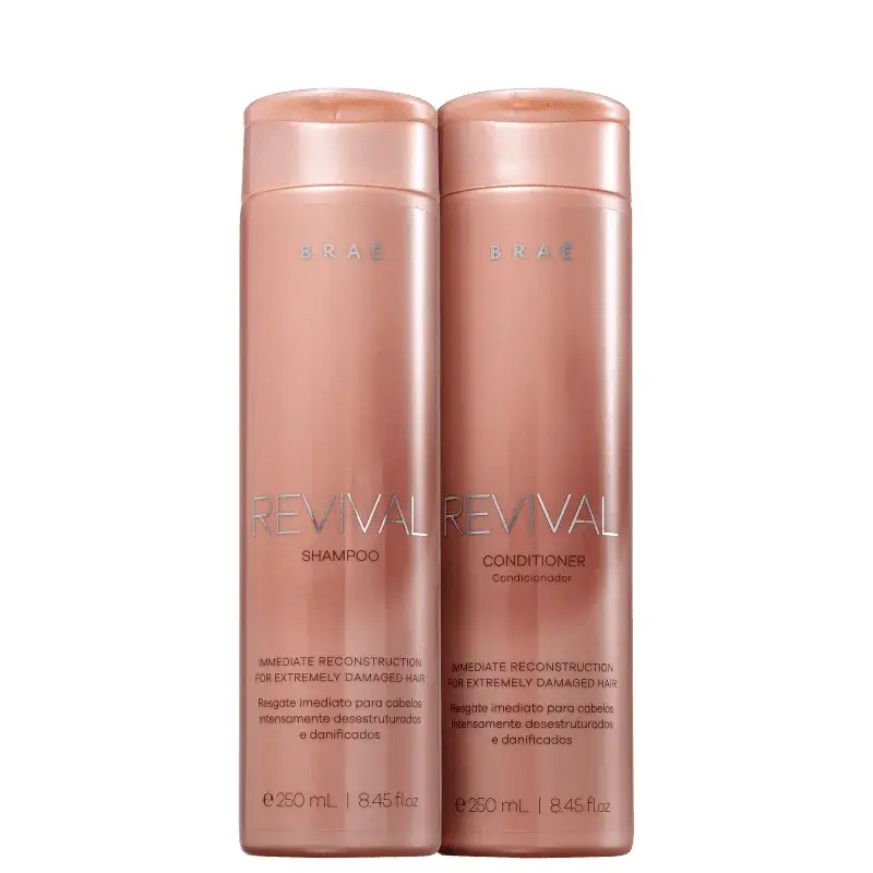 Kit Shampoo 250ml + Condicionador 250ml Revival Braé