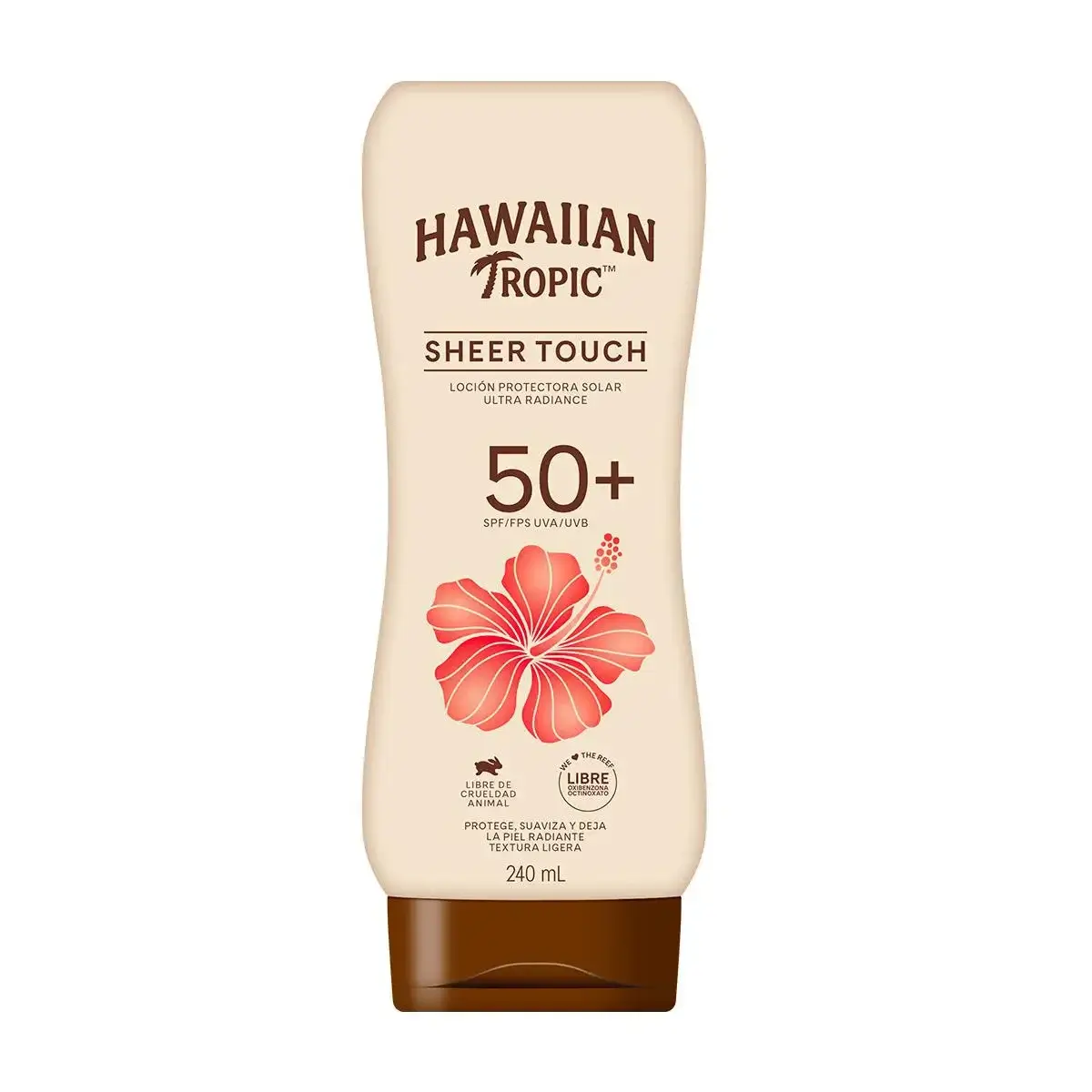 Protetor Solar Corporal Sheer Touch Ultra Radiance FPS 50+ Hawaiian Tropic 240ml