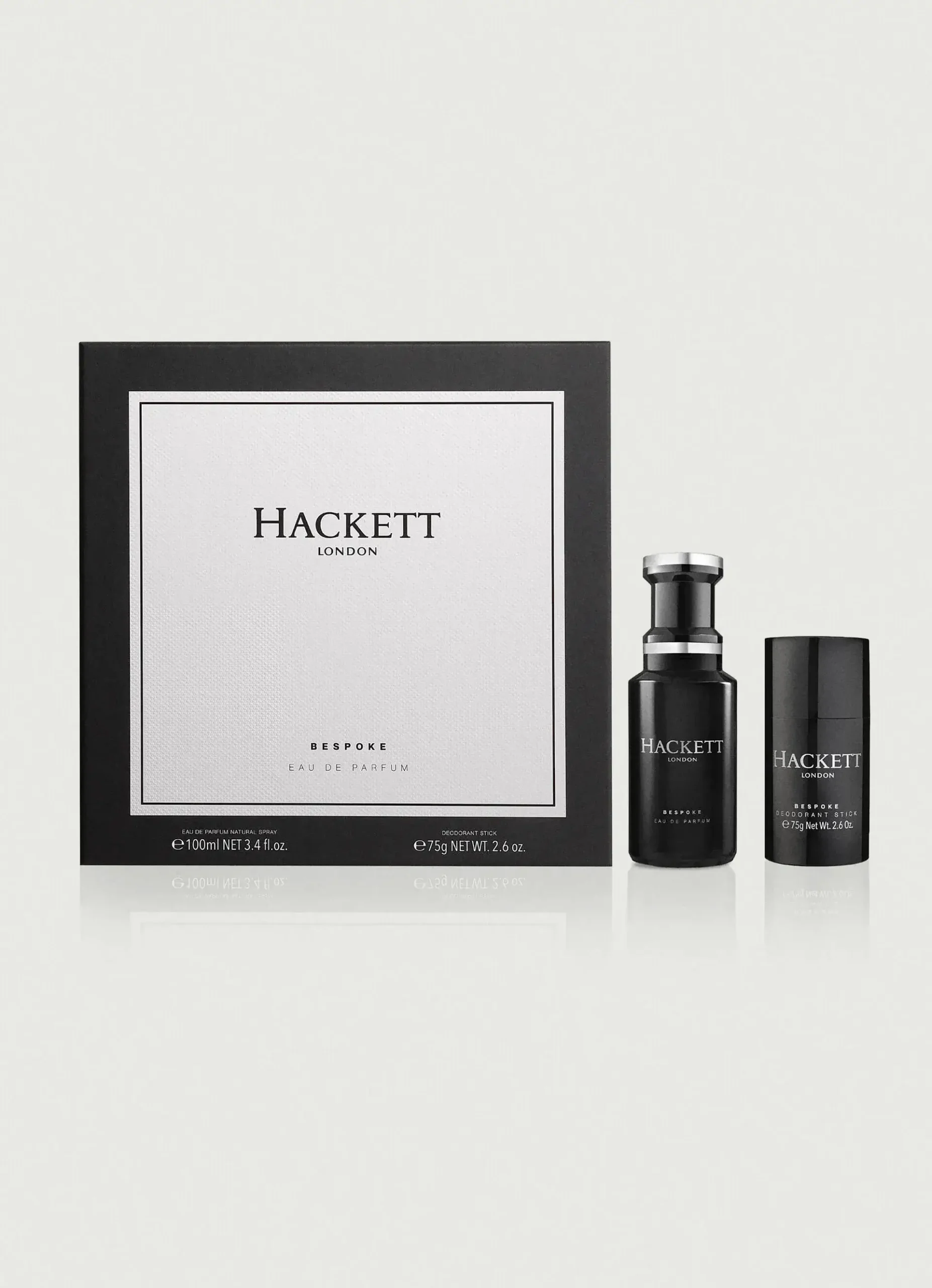 Kit Masculino Bespoke Hackett London Eau de Parfum 100ml + Desodorante 75g - Imagem 2