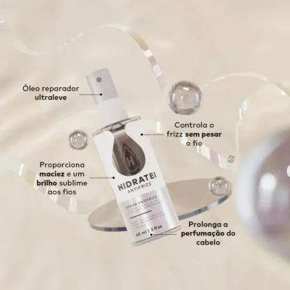 Sérum Reparador Antifrizz Hidratei 60ml - Imagem 3