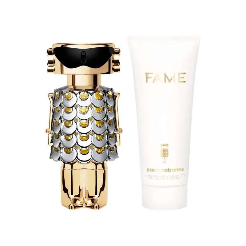 Kit Feminino Fame Rabanne Eau de Parfum 80ml + Loção Corporal 100ml - Imagem 2