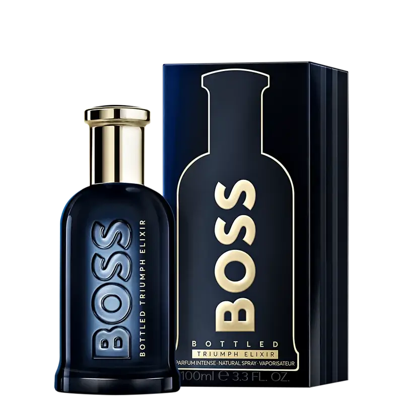 Perfume Masculino Bottled Triumph Elixir Boss Parfum Intense - Imagem 2