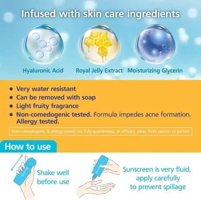 Protetor Solar Facial UV Aqua Rich Aqua Protect Lotion FPS50 Bioré 70ml - Imagem 4