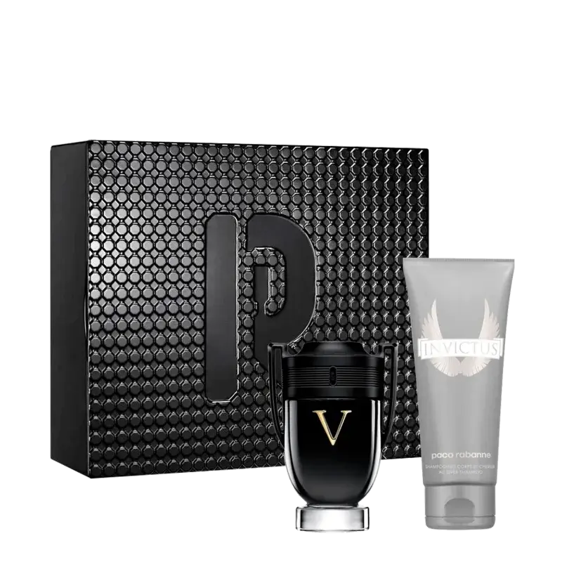 Kit Masculino Invictus Victory Rabanne Eau de Parfum 100ml + Shampoo 100ml