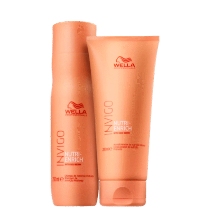 Kit Shampoo 250ml + Condicionador 200l Invigo Nutri-Enrich Wella Professionals