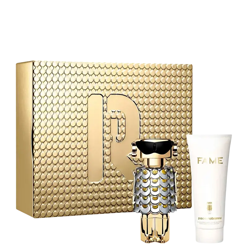 Kit Feminino Fame Rabanne Eau de Parfum 80ml + Loção Corporal 100ml
