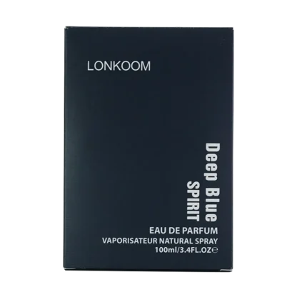 Perfume Masculino Spirit Deep Blue Lonkoom Eau de Toilette 100ml - Imagem 2