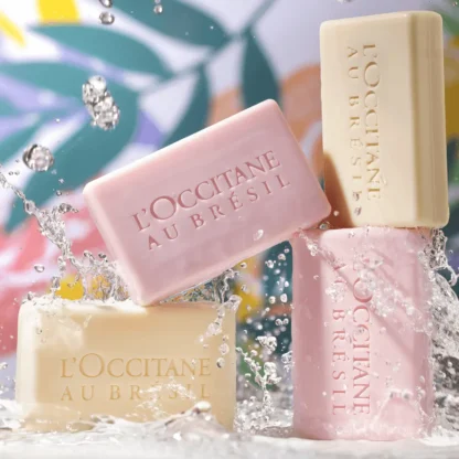 Kit com 4 Sabonetes Perfumados Vivre L'Occitane Au Brésil - Imagem 2