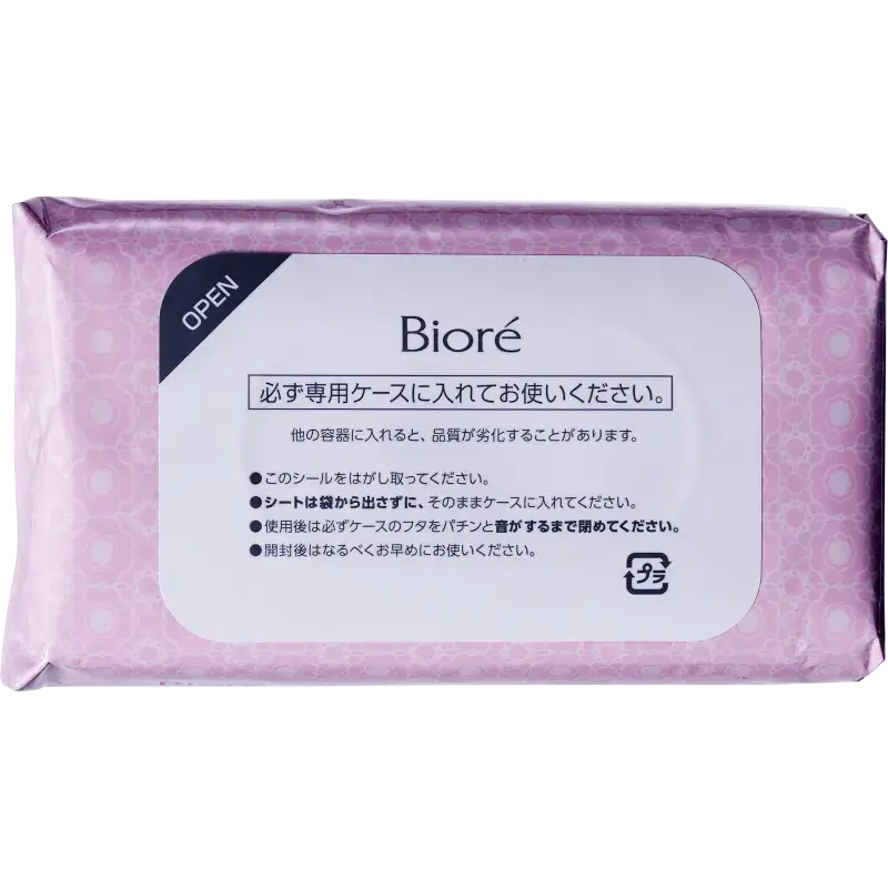 Lenço Demaquilante Make Up Remover Bioré (44 Unidades) - Imagem 2