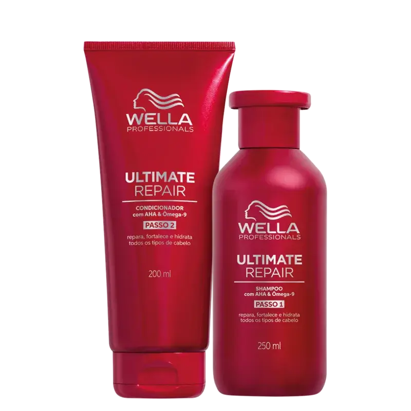 Kit Ultimate Repair Shampoo 250ml + Condicionador 200ml Wella Professionals