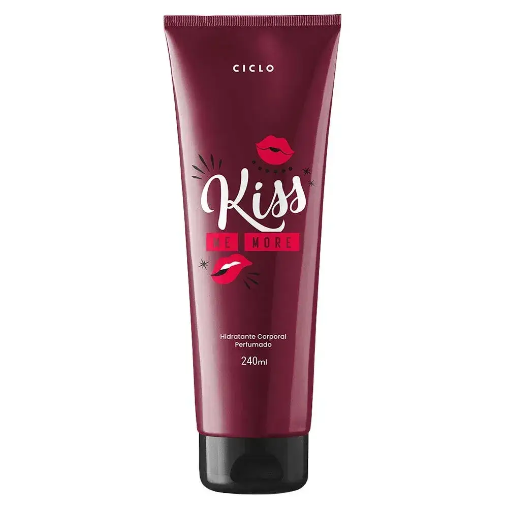 Loção Hidratante Corporal Kiss Me More Ciclo Cosméticos 240ml