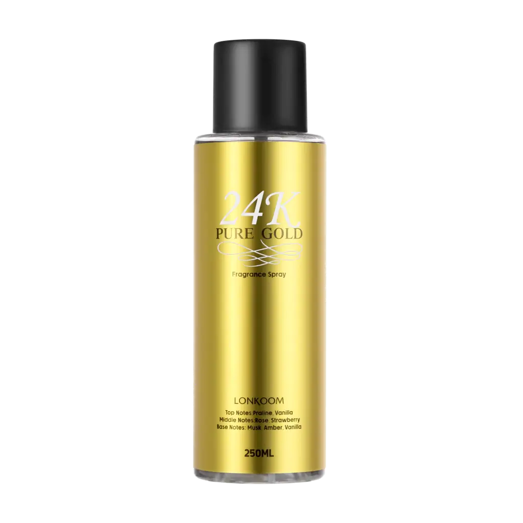 Body Splash 24K Pure Gold Lonkoom 250ml