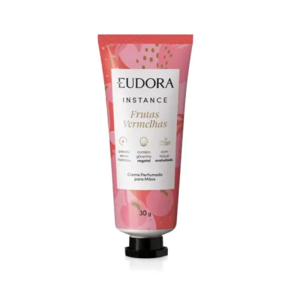 Creme Hidratante para Mãos Frutas Vermelhas Eudora Instance 30g