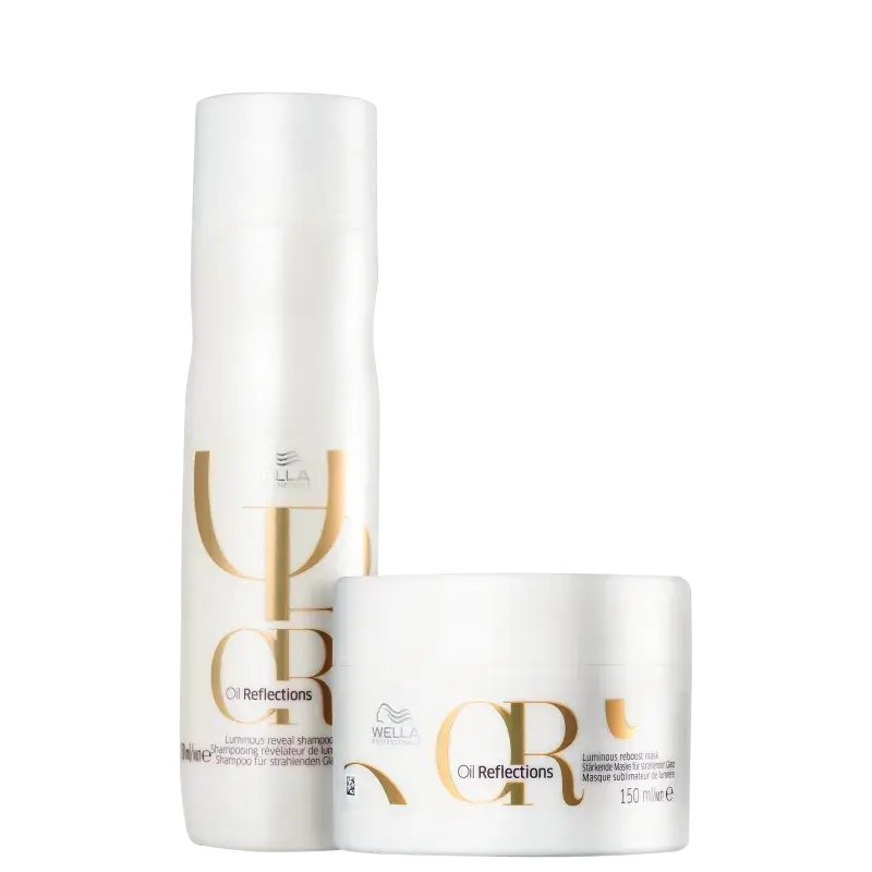 Kit Shampoo 250ml + Máscara 150ml Oil Reflections Wella Professionals