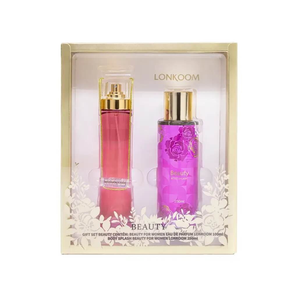 Kit Feminino Beauty Lonkoom Eau de Parfum 100ml + Body Splash 250ml