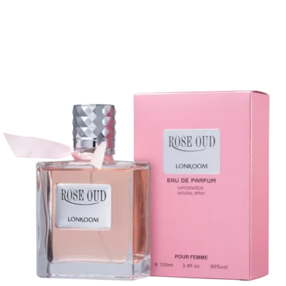 Perfume Feminino Rose Oud Lonkoom Eau de Parfum 100ml - Imagem 2