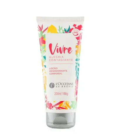 Loção Corporal Vivre Alegria Contagiante L'Occitane Au Brésil 200ml