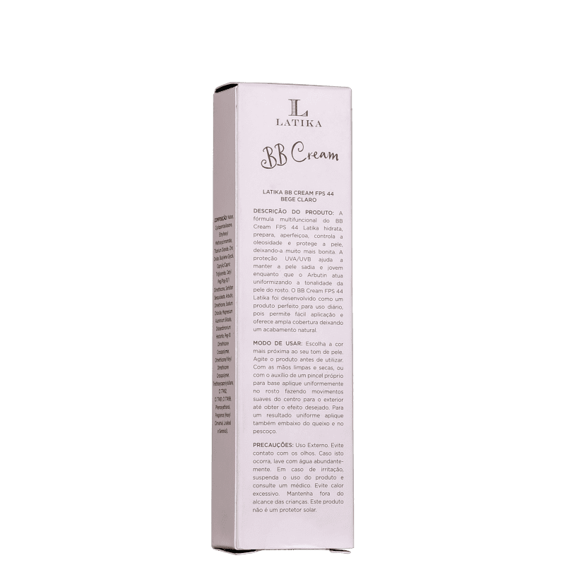 BB Cream Clareador Whitening FPS 44 Latika - Imagem 3