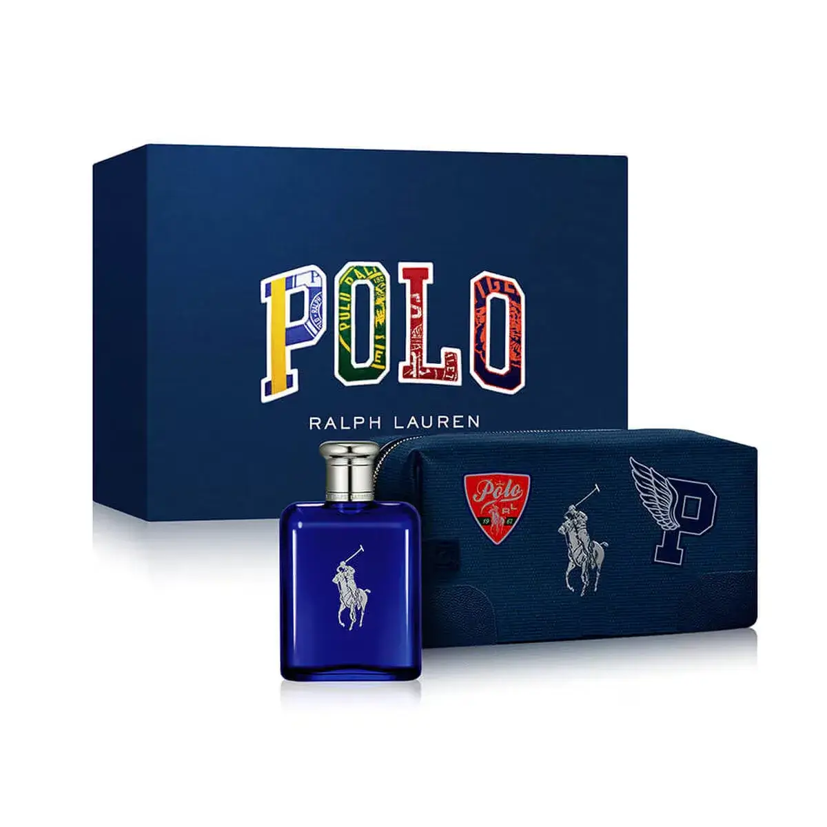 Kit Masculino Polo Blue Ralph Lauren Eau de Toilette 125ml + Necessaire