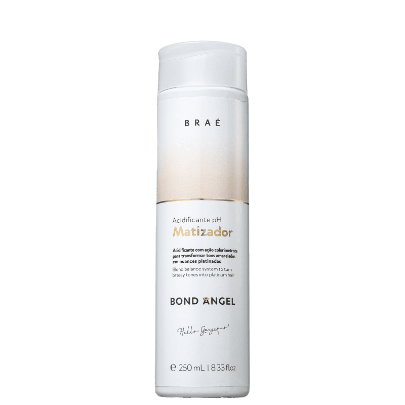Kit Shampoo 250ml + Condicionador Acidificante 250ml Bond Angel Matizador Braé - Imagem 3