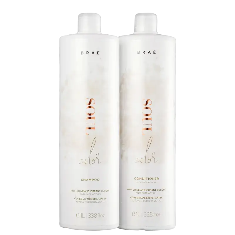 Kit Shampoo 1 Litro + Condicionador 1 litro Soul Color Braé