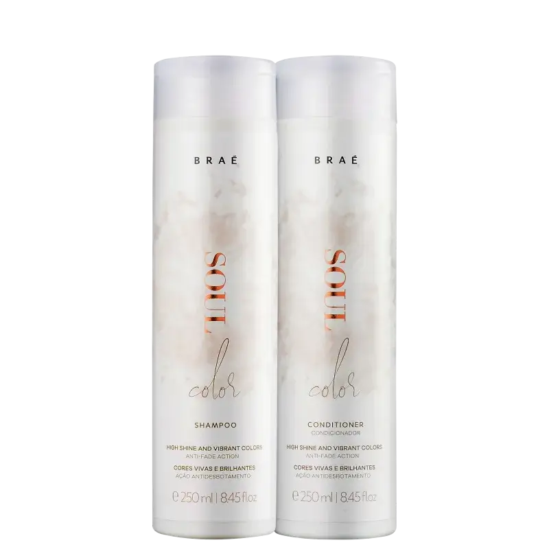 Kit Shampoo 250ml + Condicionador 250ml Soul Color Braé
