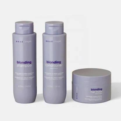Kit Shampoo 250ml + Condicionador 250ml + Máscara 200g Blonding Stages Braé