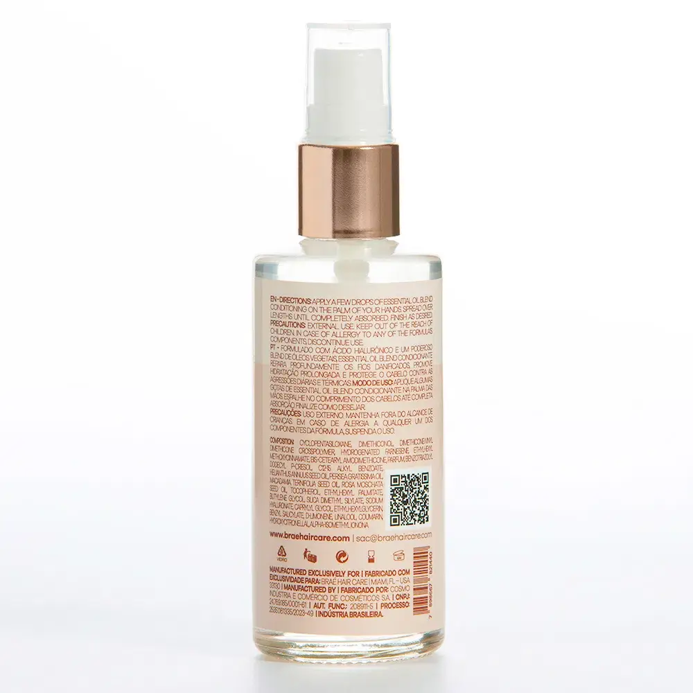 Óleo Capilar Oil Blend Essential Braé 60ml - Imagem 2