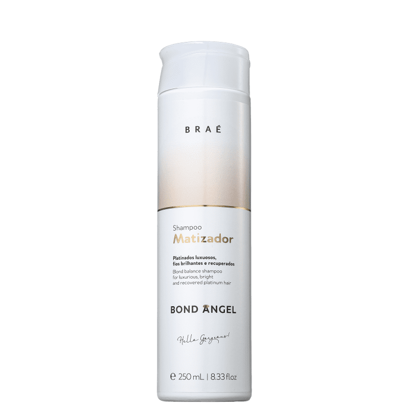 Kit Shampoo 250ml + Condicionador Acidificante 250ml Bond Angel Matizador Braé - Imagem 2