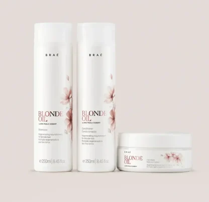 Kit Shampoo 250ml + Condicionador 250ml + Máscara 200g Blonde Oil by Ana Paula Siebert Braé