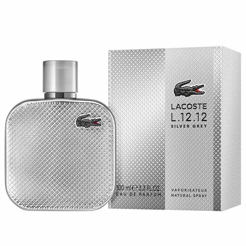 Perfume Masculino L.12.12 Silver Grey Lacoste Eau de Toilette - Imagem 2