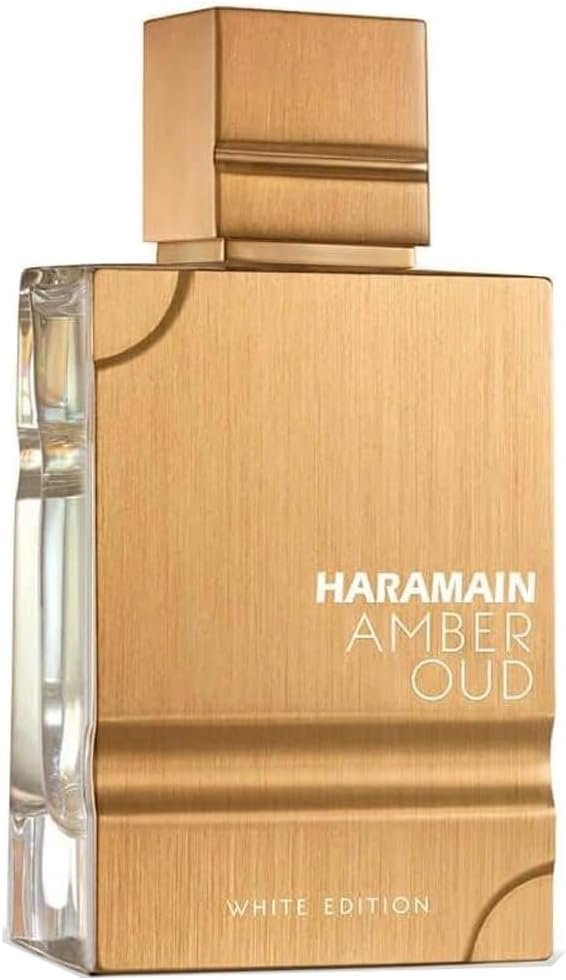 Perfume Compartilhável Árabe Amber Oud White Edition  Eau de Parfum Al Haramain 100ml